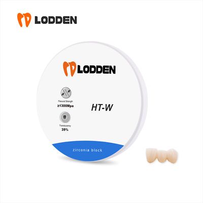 #ad Dental Zirconia Block Disc for Porcelain Teeth High Translucency 98mm White $30.99