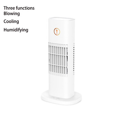#ad Portable Air Conditioner Cooling Fan Tower Fan Humidifier 3 Speeds Colorful LED $19.99