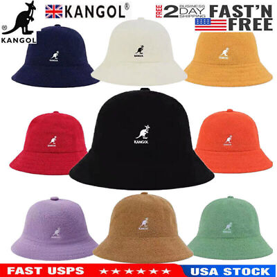 #ad #ad Hip Hop Classic Kangol Bermuda Casual Bucket Hat CapSports Winter Warm Women Men $18.69