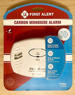 #ad First Alert Carbon Monoxide Alarm Battery Powered Home Detector $24.95