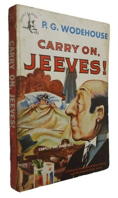 #ad Carry On Jeeves PG Wodehouse Pocket Books 495 1st PRT Louis Glanzman Cover Art $12.77