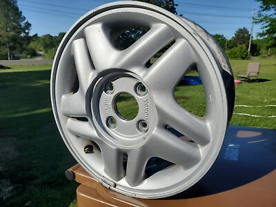 #ad Honda Wheel 15x5 1 2 10 Spoke OEM 96 97 ACCORD 199182 aluminum painted silver $109.99