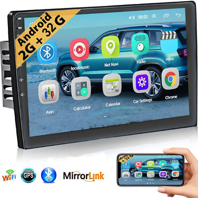 #ad Android 13 232GB GPS Navi WiFi 10.1quot; Double 2Din Touch Screen Car Stereo Radio $55.92