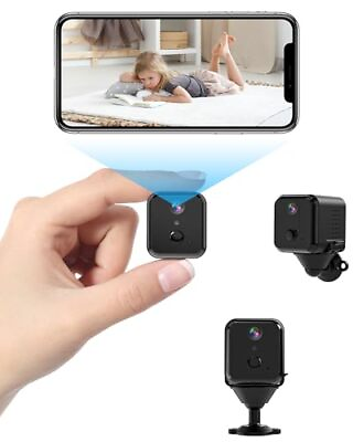 #ad Wireless Spy Camera Hidden Camera Wi Fi Small Indoor Security 4K HD 120 Day $57.58