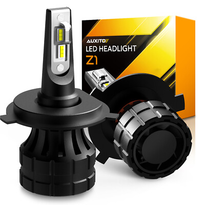 #ad 2PC AUXITO H4 LED Headlight Hi Lo Beam Bulb 6000K Lamp White Canbus High Power $26.59