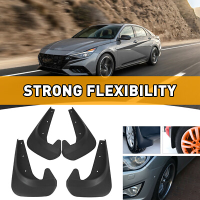 #ad 4pcs Universal Flaps Mud Car Splash Guards Front for or Rear Hardware Included $24.99