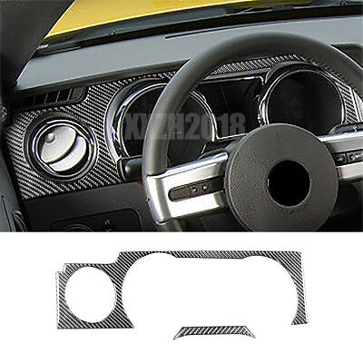#ad Carbon Fiber Speedometer Pointer Indicator Trim Frame For Ford Mustang 2005 2009 $69.50