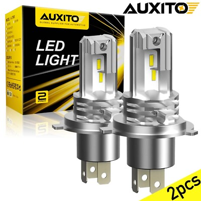 #ad AUXITO Super White 40000LM H4 9003 LED Headlight Kit Bulbs High Low Beam Combo 2 $26.99