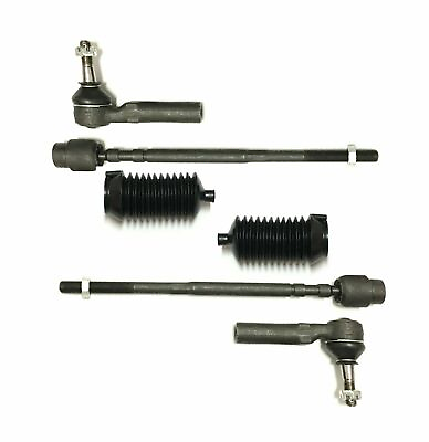 #ad 6 Pc Steering Kit for Buick Chevrolet Oldsmobile Pontiac Tie Rod Ends Boots $29.44