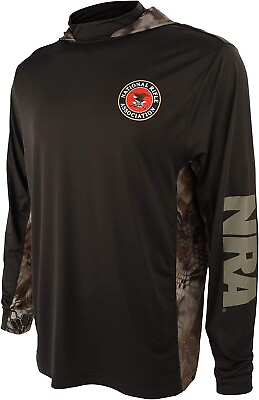 #ad #ad NRA Hooded Shirt Lightweight Kryptek Highland Camo Brand New in Bag XL Hunting $24.99