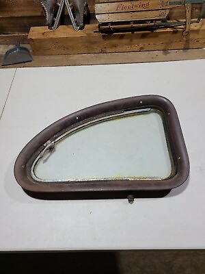 #ad Packard 120 Rear Quarter Glass Vent Window With Frame $68.99