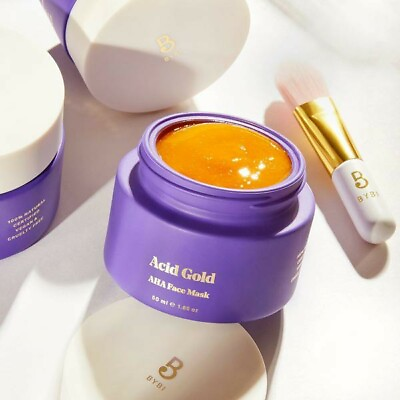 #ad BYBI Acid Gold AHA Face Mask 1.69oz New $29.99