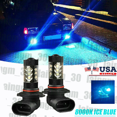 #ad Pair Ice Blue 9006 HB4 SMD High Power LED Fog Bulbs for BMW E60 525i 530i M5 M3 $13.59
