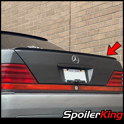 #ad SpoilerKing Rear Trunk Add on Spoiler Fits: Mercedes S Class 4dr W140 244L $59.25