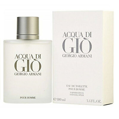 #ad Giorgio Armani Acqua Di Gio 3.4 oz Men#x27;s Eau de Toilette Spray New IN BOX USA $28.99