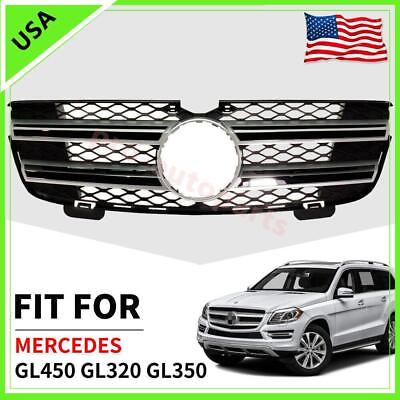 #ad For Mercedes Benz GL Class 2007 2009 GL320 GL450 Front Bumper Upper Grille Grill $169.99