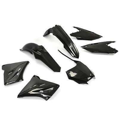 #ad For Suzuki RM250 RM125 Black Restyled Complete Plastics Kit $109.50