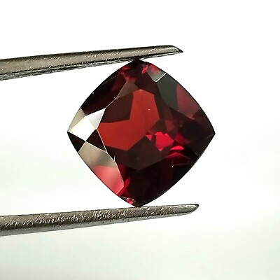 #ad AAA Natural Red Garnet 7x7 mm Cushion Cut Faceted Calibrated Wholesale Gemstone $11.39