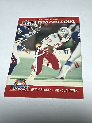 #ad Brian Blades 1990 Pro Set 335 Seattle Seahawks Football Card $0.99
