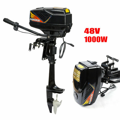 #ad 1000W Brushless Electric Boat Outboard Motor Thrust Long Shaft Engine 3000 rpm $280.35