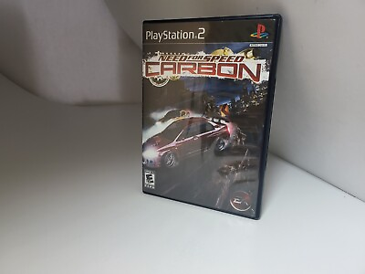 #ad NEED FOR SPEED CARBON Game for Playstation 2 PS2 W Manual CIB Tested NTSC #A42 $16.95