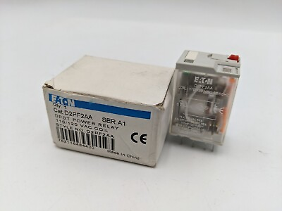 #ad Eaton D2PF2AA Ice Cube Control Relay 10 Amp 110 120 Volt AC Coil 50 60Hz 8 Pin $25.00