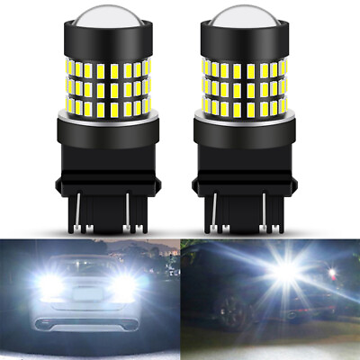 #ad White 3157 3156 4157 LED Reverse Brake Light Bulbs For Ford Explorer Sport Trac $14.86