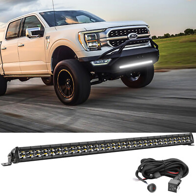 #ad For TOYOTA Tacoma Hidden Lower Grille 28 30Inch Slim LED Work Light Bar amp; Wiring $79.95