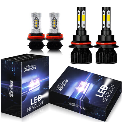 #ad 6000K Combo LED Headlight Kit amp; Fog Light Bulbs For Nissan Pathfinder 2005 2012 $33.99