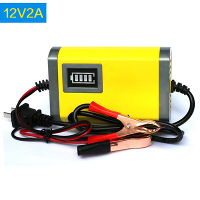Auto Portable 12V Car Battery Charger Truck Trickle Maintainer Boat Motorcycle $9.99