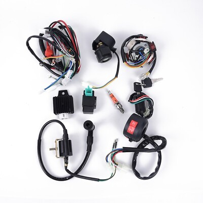 #ad Durable ATV Wiring Harness CDI Stator Set for 50CC 125CC Chinese Quads $76.46