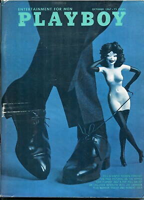 #ad Playboy Magazine October 1967 v14 #10 Reagan Wilson Anne Heywood Harlan Ellison $13.95