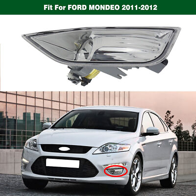 #ad 1Pcs ABS Front Fog Light Lamp Clear Lens Left Fit For Ford Mondeo MK4 2011 2012 $44.10