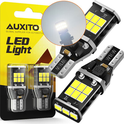 #ad T15 955 W16W 921 Backup LED Indicator Reverse Bulb DRL Error CANBUS Free Pack2 $8.99