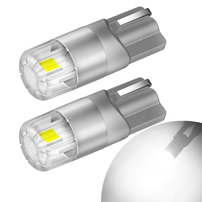 #ad LED License Plate Light LampS Xenon 6000K White 168 192 194 2825 2821 T10 AUXITO $10.49