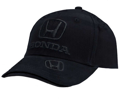 #ad Honda Black Stealth Classic Logo Hat $30.00