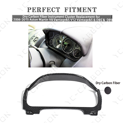 #ad DRY Carbon Instrument Cluster Replacment for 06 15 Aston V8 12 Vantage S DB9 DBS $729.00