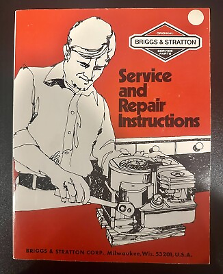 #ad Briggs amp; Stratton Service and Repair Instructions Paperback $19.95