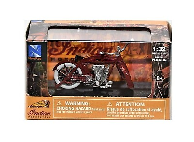 #ad New Ray Indian Motorcycle Indian V 2 1912 in Red $12.99