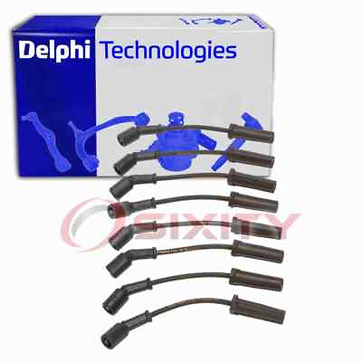 #ad Delphi Spark Plug Wire Set for 2003 2006 Cadillac Escalade ESV 6.0L V8 zb $66.65