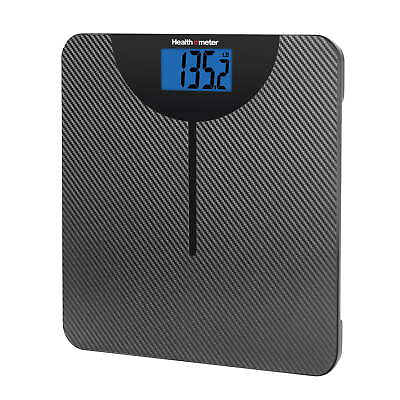 #ad LCD Carbon Fiber Digital Body Weight Scale 400lb Capacity $17.89