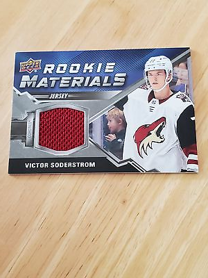 #ad 2020 21 UD Rookie Materials Jersey VICTOR SODERSTROM #RM VS $2.43