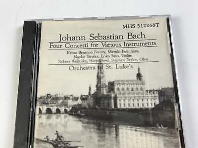 #ad Johann Sebastian Bach Four Concerti for Various Instruments CD 1988 $3.99