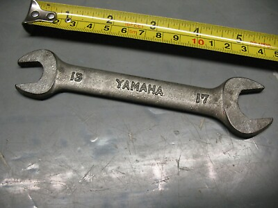 #ad YAMAHA 13mm 17mm MOTORCYCLE TOOL KIT OPEN END WRENCH 1970#x27;s JAPAN $19.00