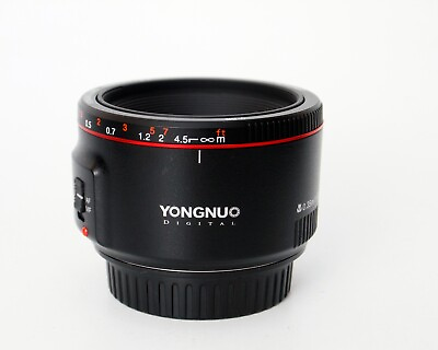 #ad Yongnuo YN 50mm f 1.8 II Lens for Canon EF Black $79.99