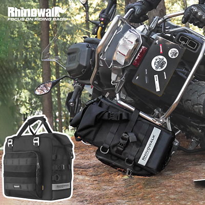 #ad Rhinowalk Motorcycle Side Pannier Bag 25L Waterproof Quick Release Saddle Bag $89.90