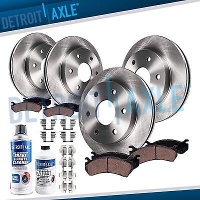 6 Lug Front amp; Rear Disc Rotors Brake Pads for 2012 2013 2014 2020 Ford F 150 $272.49