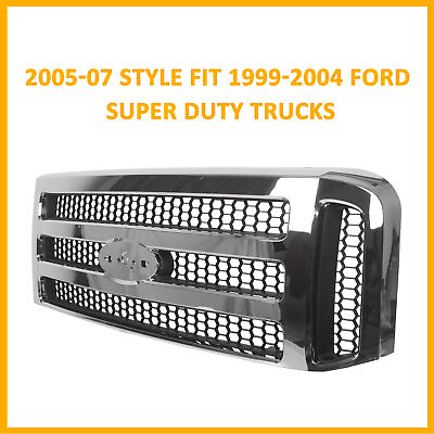 #ad 2006 style For F250 F 250 FORD Super Duty CHROME GRILL GRILLE CONVERSION 1999 04 $150.00