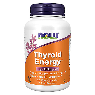 #ad NOW FOODS Thyroid Energy 90 Veg Capsules $13.98