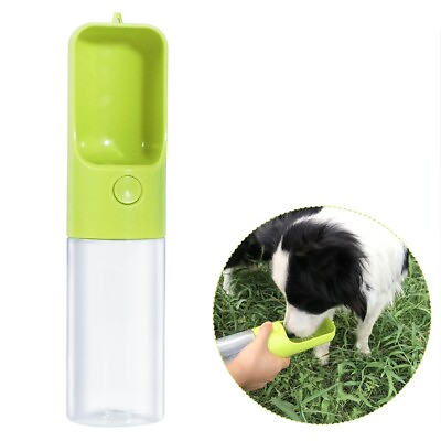 #ad 450ML Portable Dog Water Bottle 400ml Walking Pet Travel Water Bottle Dispenser $7.99